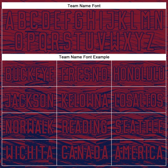 Maglia da calcio personalizzata Crimson Navy con stampa a sublimazione