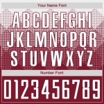 Maglia da calcio personalizzata Crimson White Sublimation